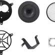 Load image into Gallery viewer, Cobra Air Cleaner Kit - Black 06-0467-02B-SB - Side View