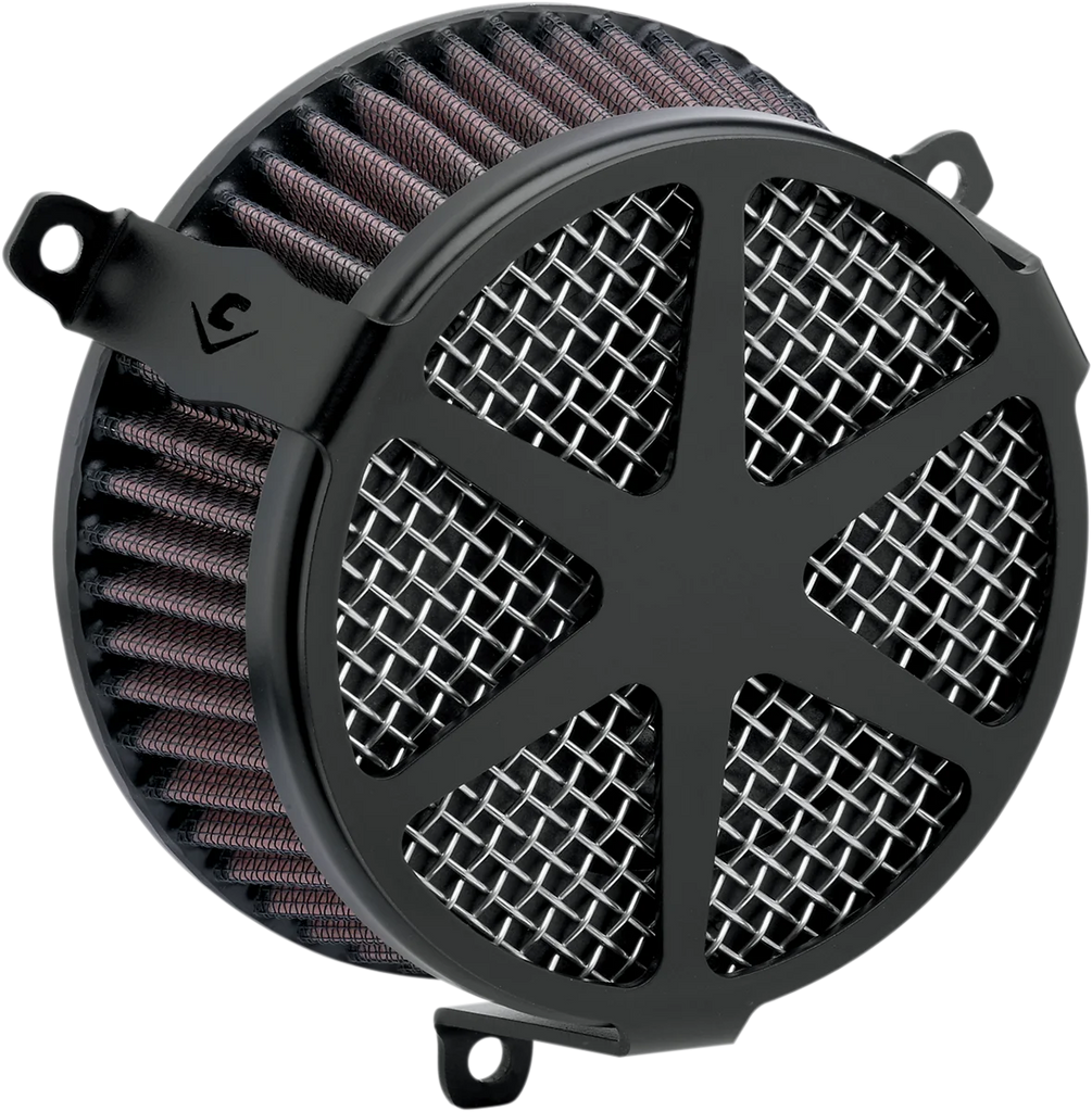 Cobra Air Cleaner Kit - Black 06-0467-04B-SB - Side View