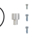 Load image into Gallery viewer, Cobra Air Cleaner Kit - Black 06-0467-04B-SB - Back View