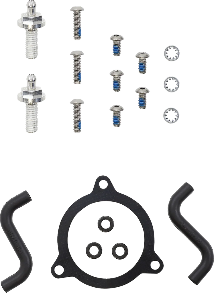 Cobra Air Cleaner Kit - Black 606-0100-01B-SB - Side View