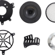 Load image into Gallery viewer, Cobra Air Cleaner Kit - Black 606-0100-02B-SB - Back View