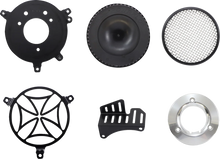 Load image into Gallery viewer, Cobra Air Cleaner Kit - Black 606-0100-02B-SB - Back View