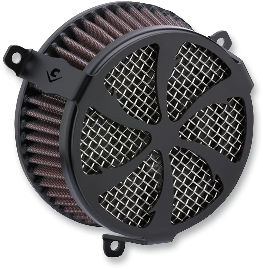 Cobra Air Cleaner Kit - Black 606-0101-01B-SB - Side View