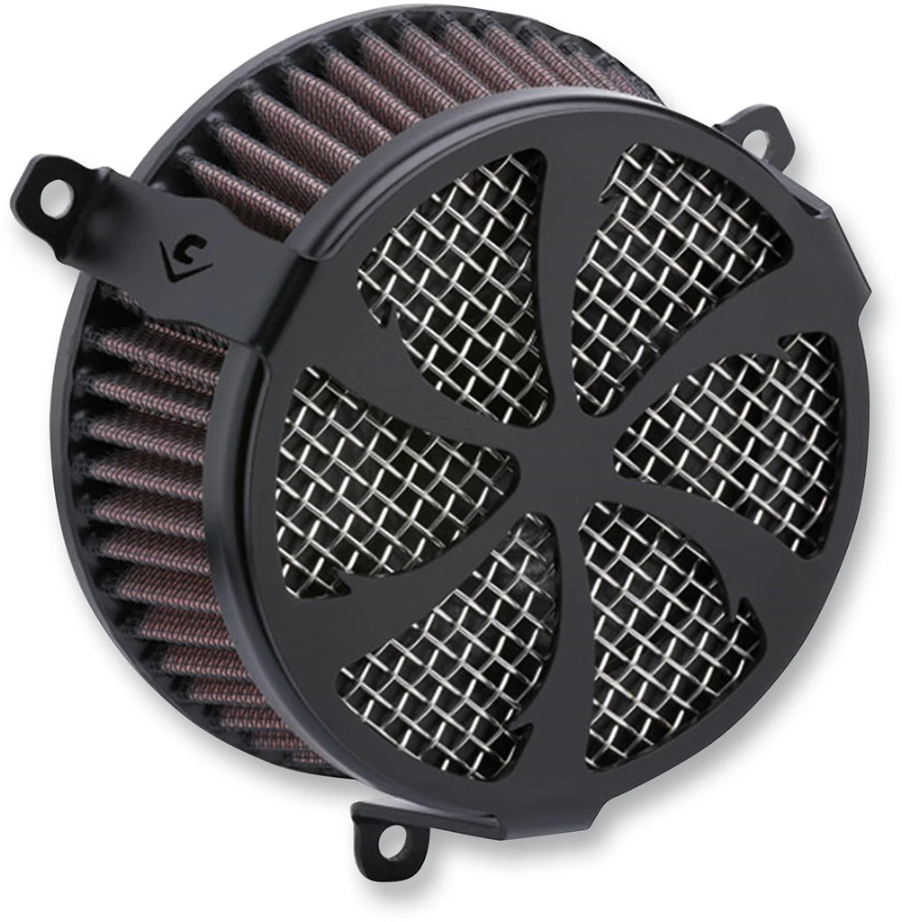 Cobra Air Cleaner Kit - Black 606-0101-01B-SB - Side View