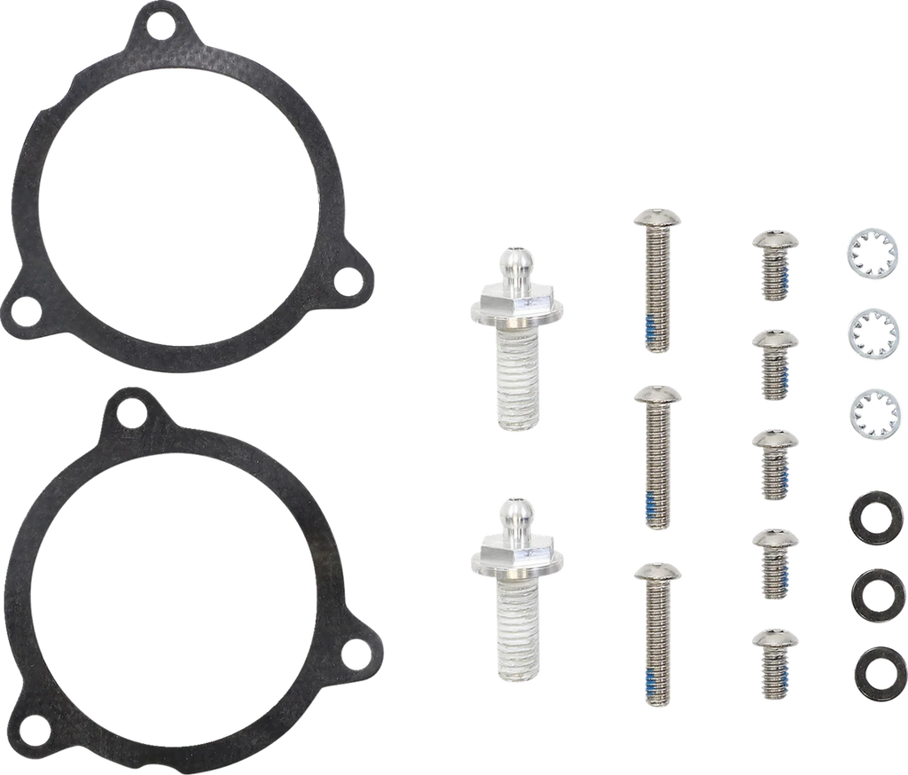Cobra Air Cleaner Kit - Black 606-0101-01B-SB - Back View