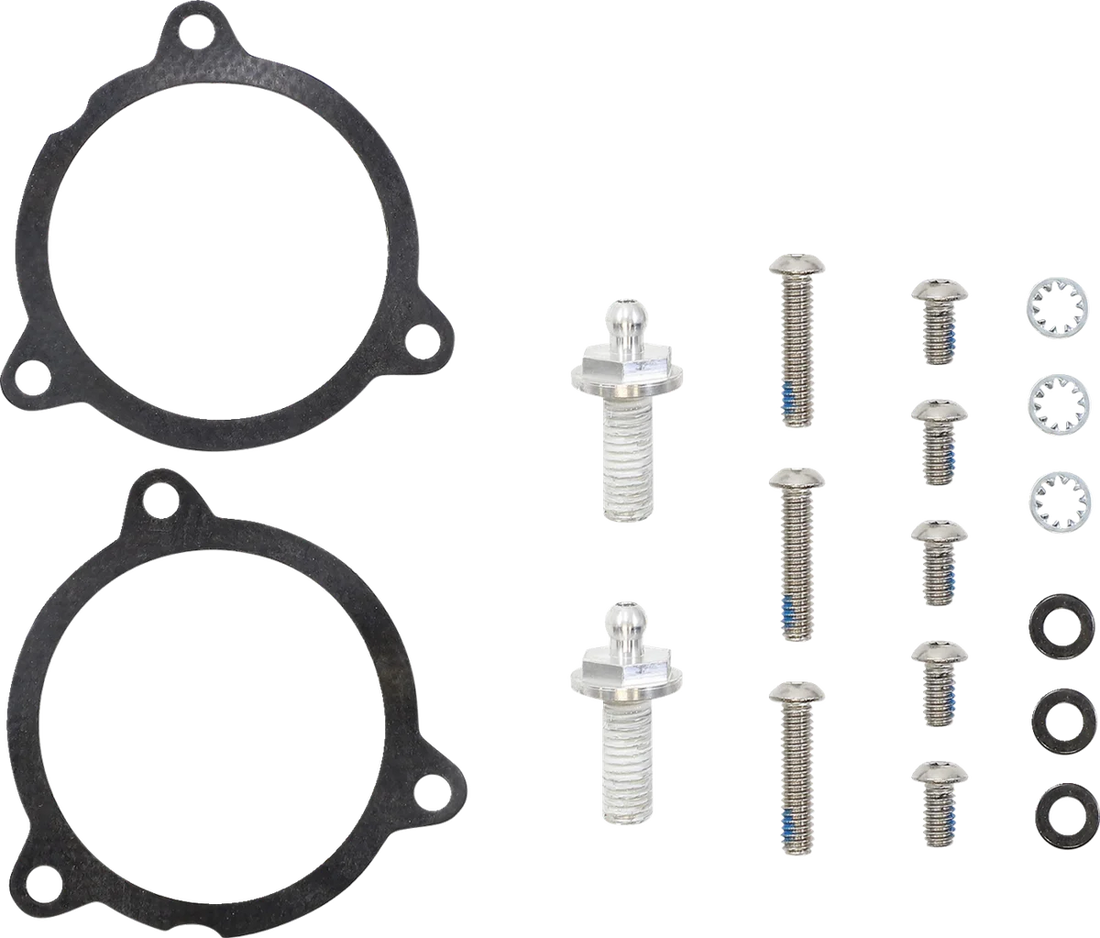 Cobra Air Cleaner Kit - Black 606-0101-02B-SB - Side View