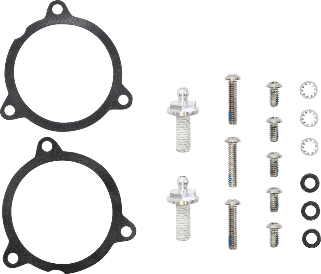 Cobra Air Cleaner Kit - Black 606-0101-02B-SB - Side View