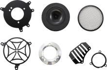 Load image into Gallery viewer, Cobra Air Cleaner Kit - Black 606-0101-02B-SB - Back View