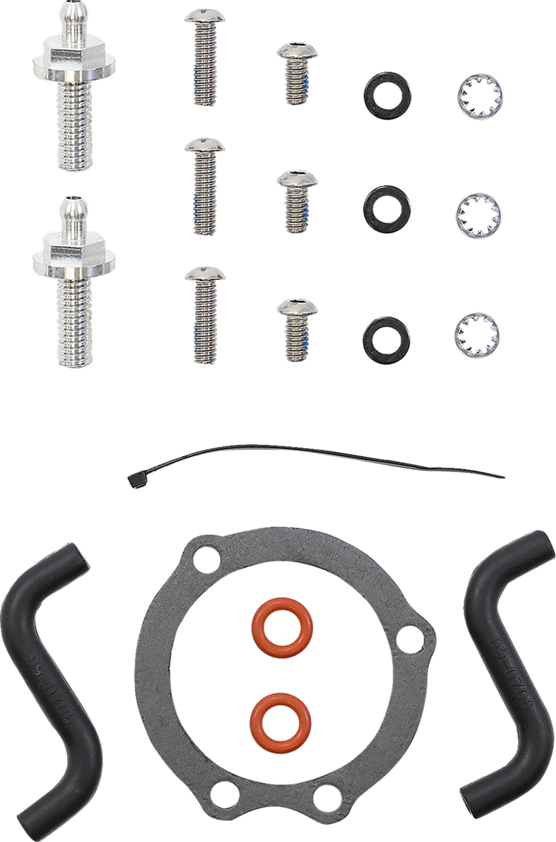 Cobra Air Cleaner Kit - Black 606-0102-02B-SB - Back View