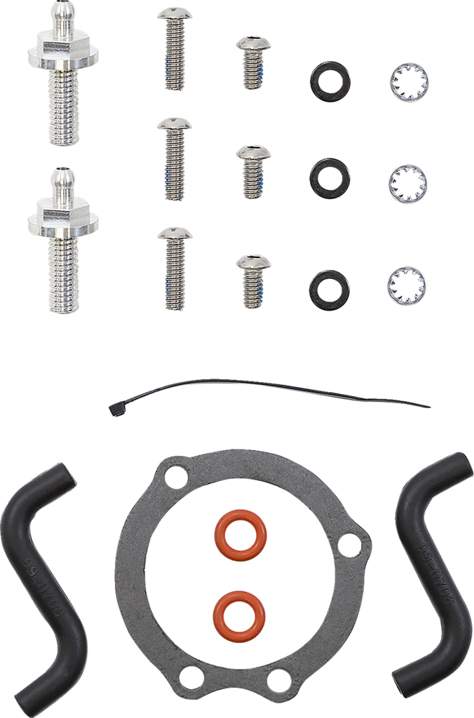 Cobra Air Cleaner Kit - Black 606-0102-02B-SB - Back View