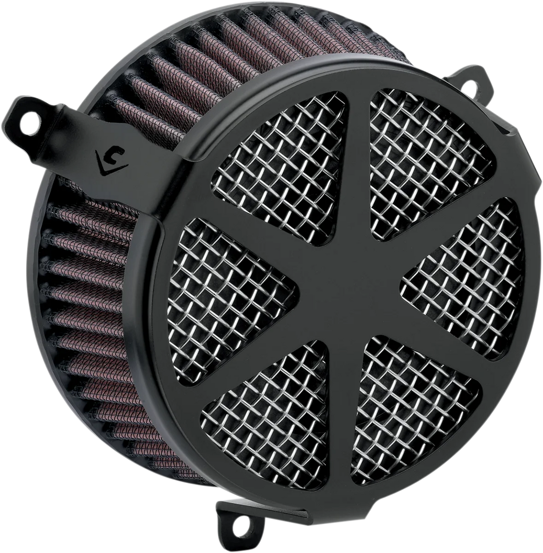 Cobra Air Cleaner Kit - Black 606-0102-04B-SB - Side View