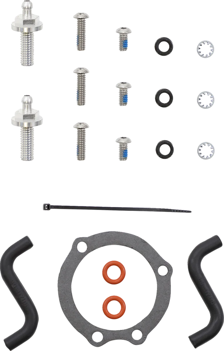 Cobra Air Cleaner Kit - Black 606-0102-04B-SB - Back View