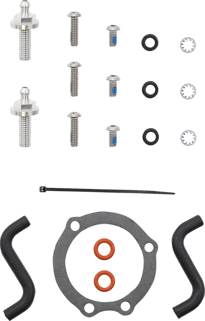 Cobra Air Cleaner Kit - Black 606-0102-04B-SB - Back View
