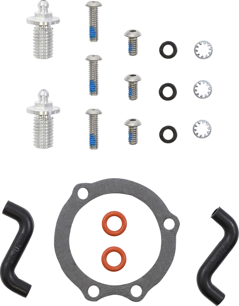 Cobra Air Cleaner Kit - Black 606-0103-02B-SB - Back View