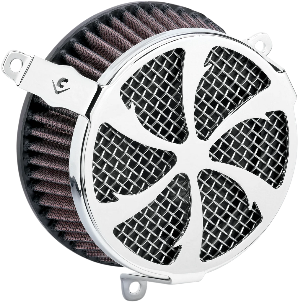 Cobra Air Cleaner Kit - Black 606-0104-01B - Side View