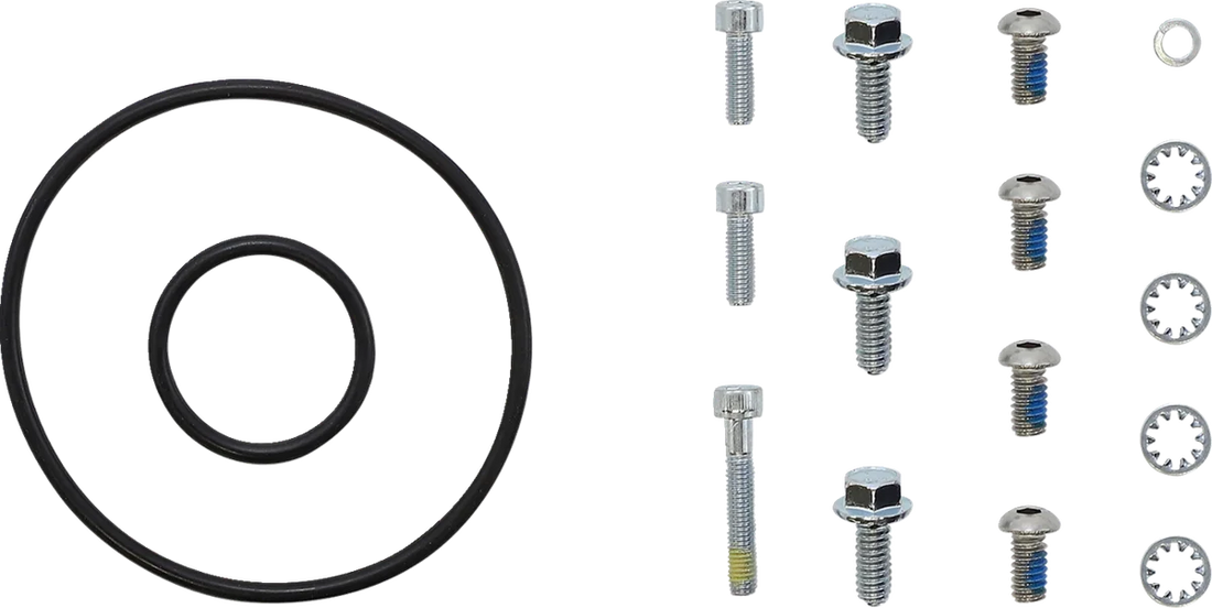 Cobra Air Cleaner Kit - Chrome 06-0225-SB - Back View