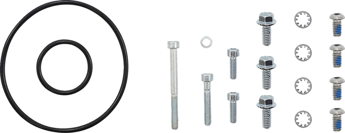 Cobra Air Cleaner Kit - Chrome 06-0245-SB - Back View