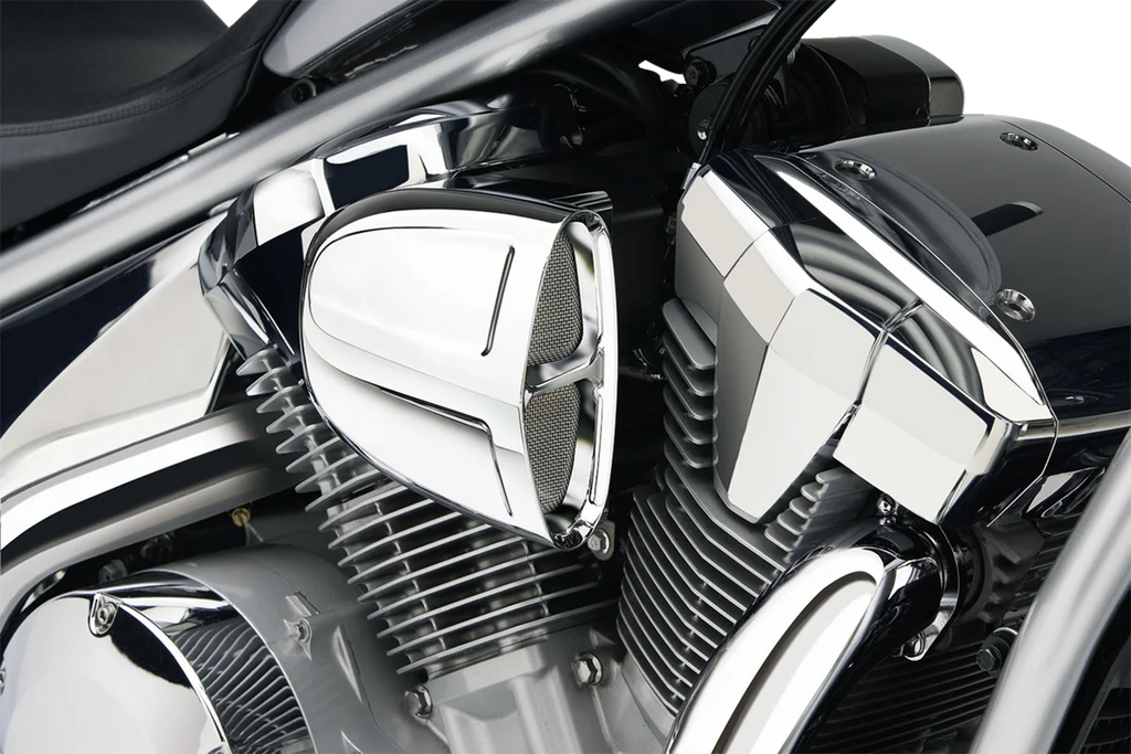 Cobra Air Cleaner Kit - Chrome 06-0270-SB - Side View