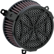Load image into Gallery viewer, Cobra Air Cleaner Kit - Chrome - Side View