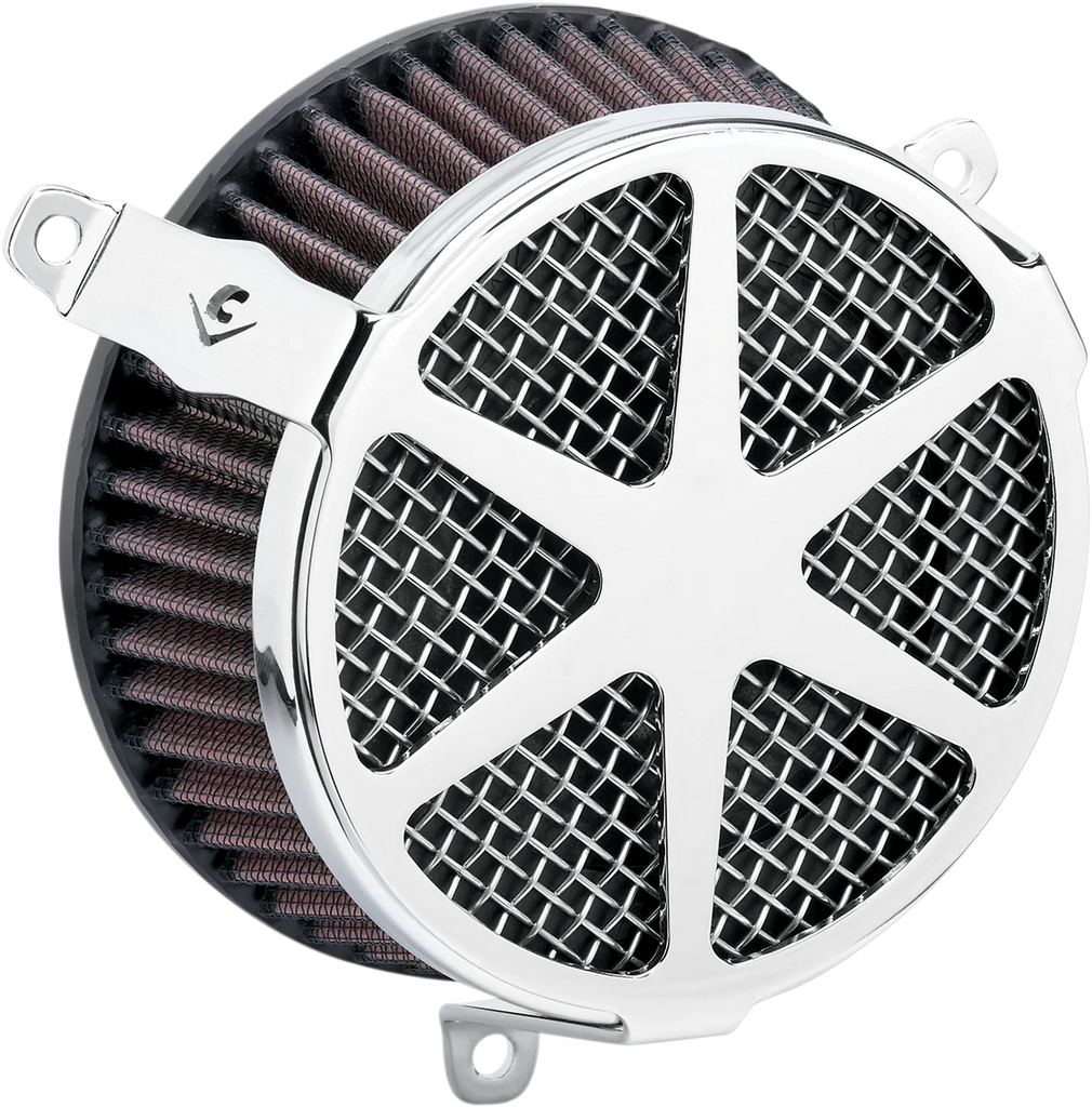 Cobra Air Cleaner Kit - Chrome 606-0100-04-SB - Side View