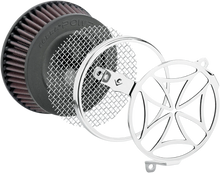 Load image into Gallery viewer, Cobra Air Cleaner Kit - Chrome 606-0102-02-SB - Back View