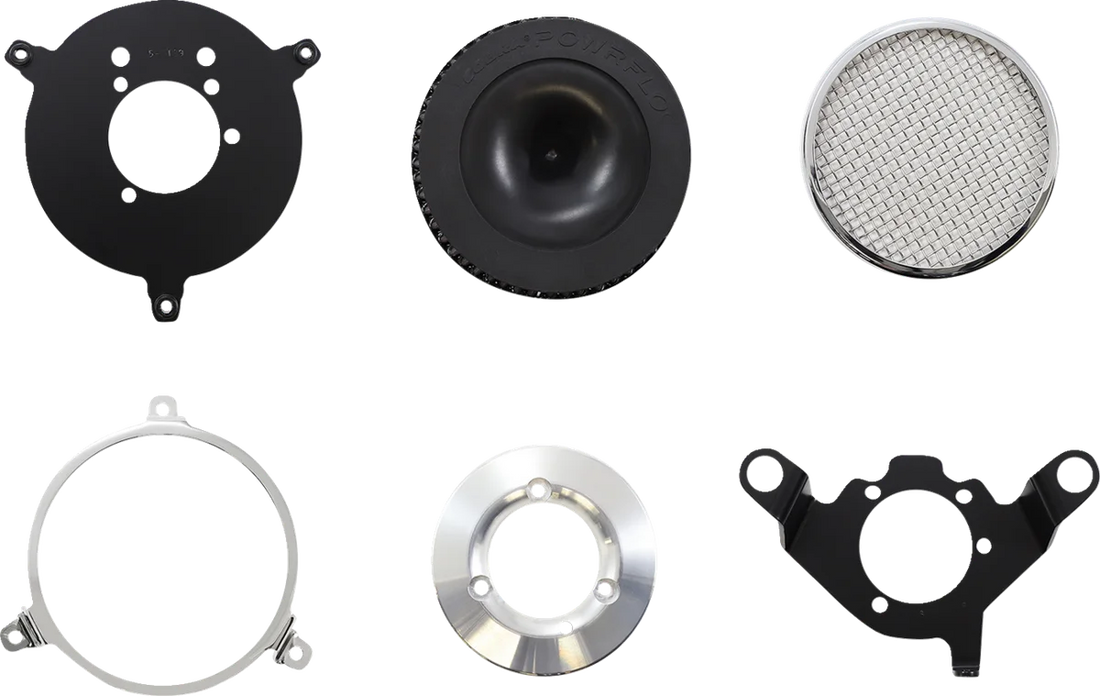 Cobra Air Cleaner Kit - Chrome 606-0102-03-SB - Installation View