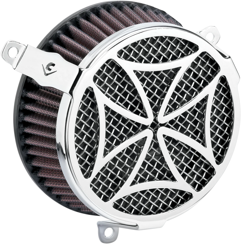 Cobra Air Cleaner Kit - Chrome 606-0103-02-SB - Side View