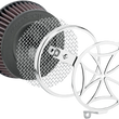 Load image into Gallery viewer, Cobra Air Cleaner Kit - Chrome 606-0103-02-SB - Back View