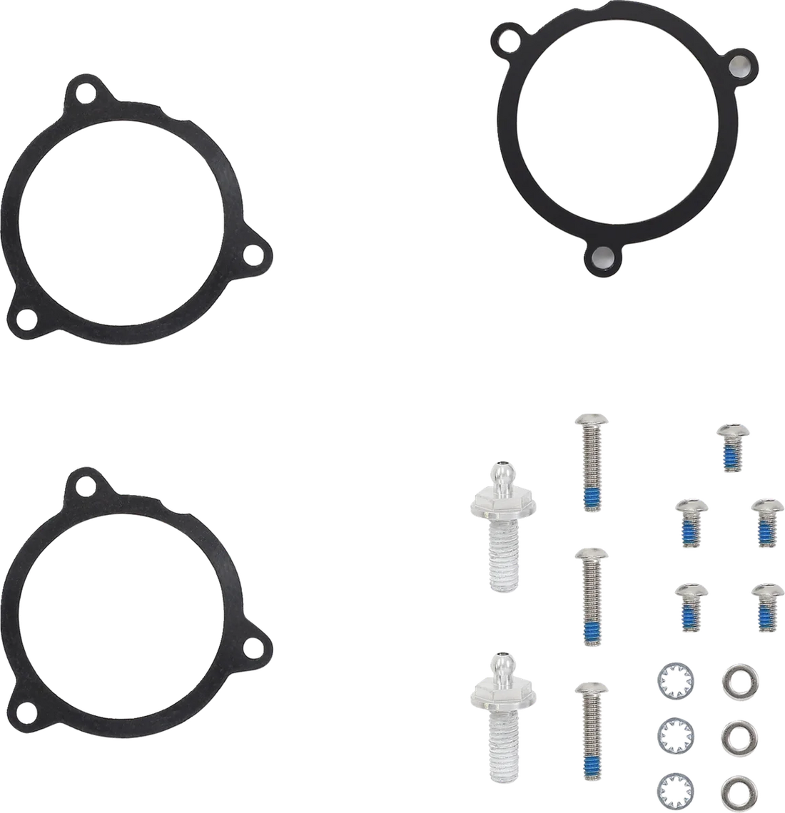 Cobra Air Cleaner Kit - Chrome 606-0104-04-SB - Side View