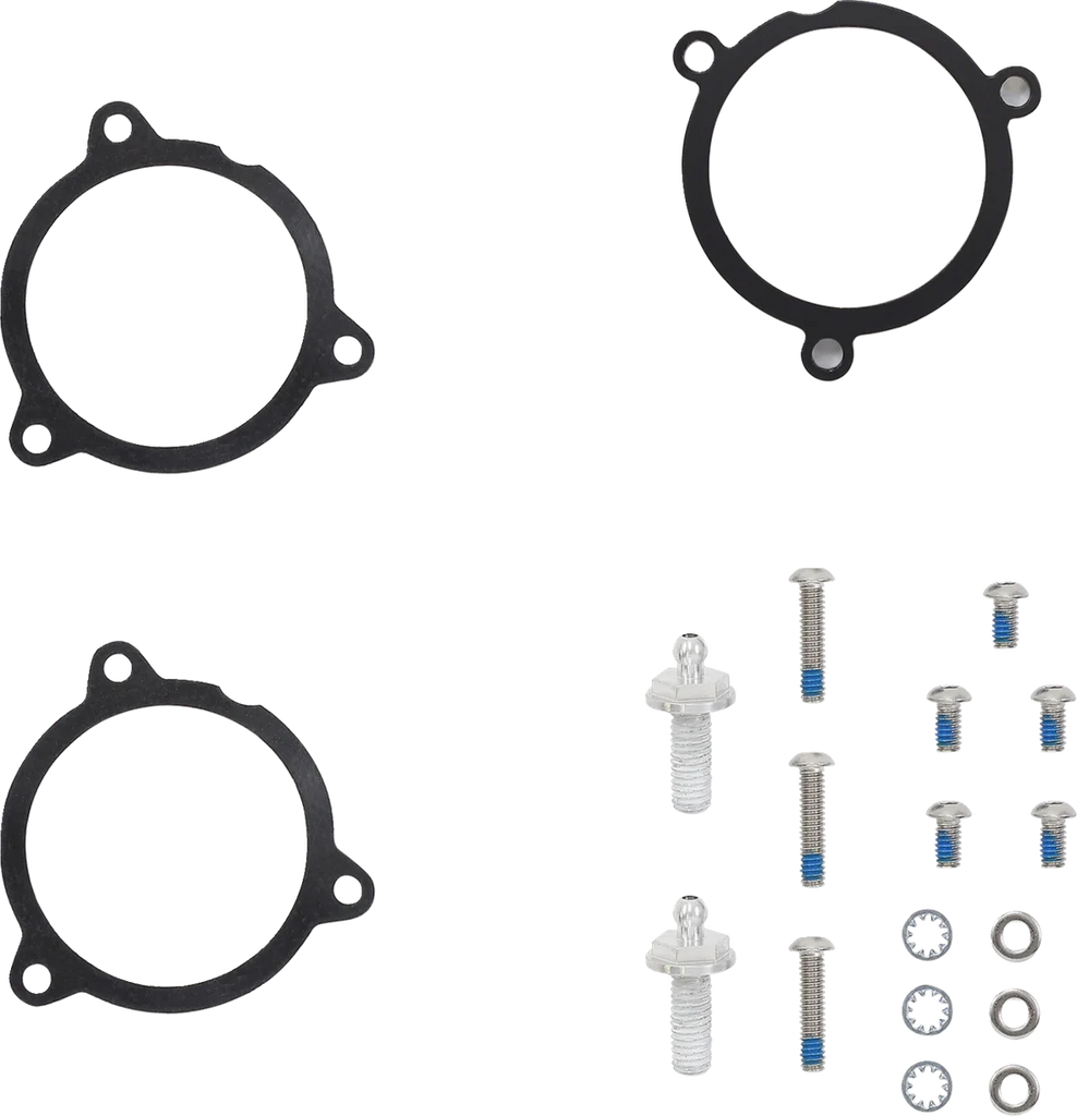 Cobra Air Cleaner Kit - Chrome 606-0104-04-SB - Side View