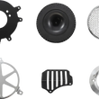 Load image into Gallery viewer, Cobra Air Cleaner Kit - Chrome 606-0104-04-SB - Back View