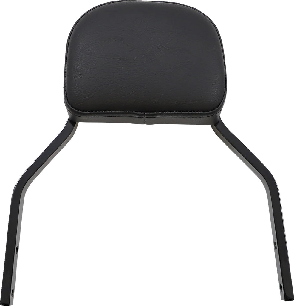 Cobra Backrest Kit - 11" - Black - 602-2028B fits Harley-Davidson FXFBS - Side View