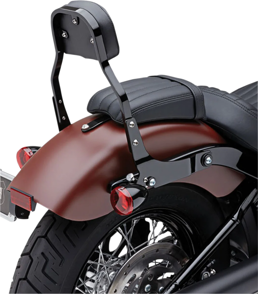 Cobra Backrest Kit - 11" - Black - Dyna 602-2024B - Main Product View