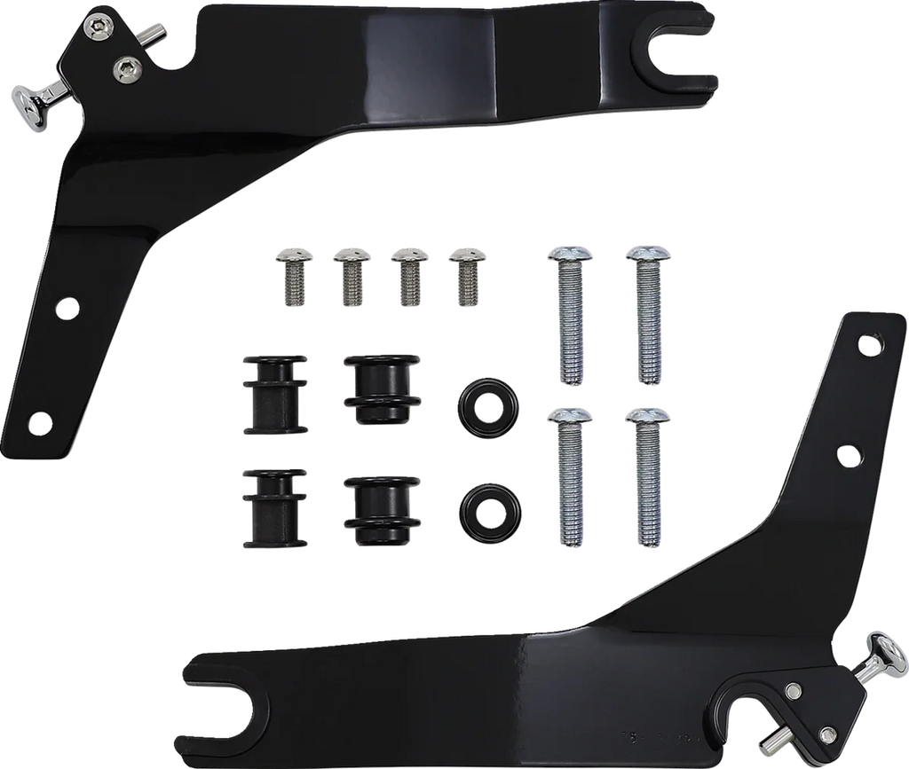 Cobra Backrest Kit - 11" - Black - FXFBS 602-2028B - Back View