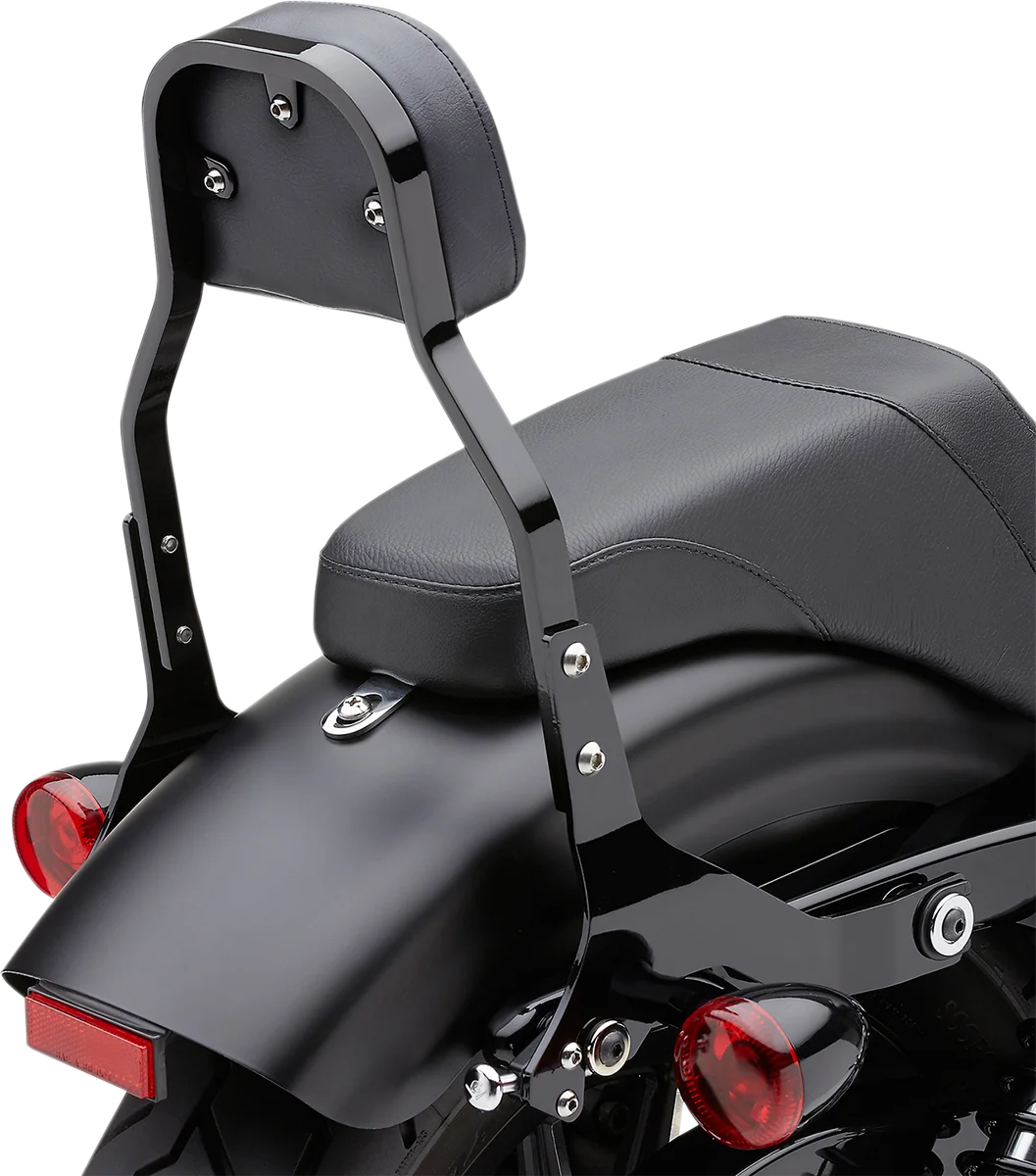 Cobra Backrest Kit - 11" - Black - Softail 602-2021B - Installation View