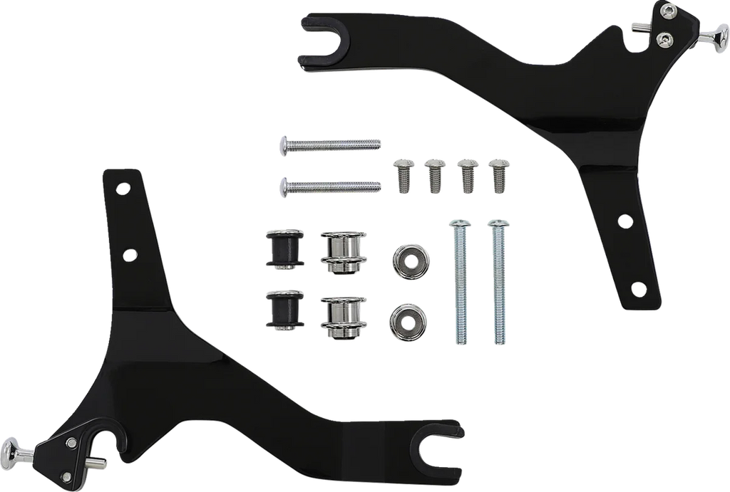 Cobra Backrest Kit - 11" - Black - XL 602-2025B - Back View