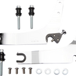 Load image into Gallery viewer, Cobra Backrest Kit - 11" - Chrome - FLHC/S 602-2030 - Back View
