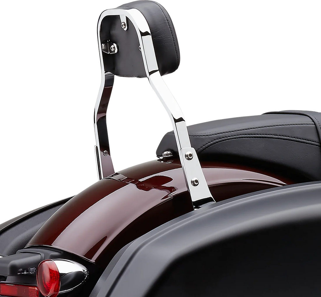 Cobra Backrest Kit - 11" - Chrome - FLSB 602-2031 - Back View