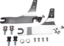 Load image into Gallery viewer, Cobra Backrest Kit - 11" - Chrome - FXLR 602-2029 - Side View
