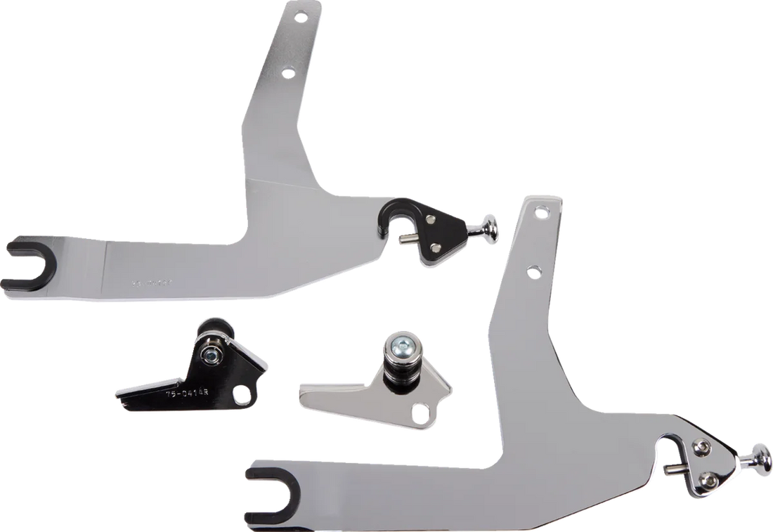 Cobra Backrest Kit - 11" - Chrome - Softail 602-2022 - Installation View