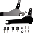 Load image into Gallery viewer, Cobra Backrest Kit - 14" - Black - 602-2007B fits Harley-Davidson Softail - Side View