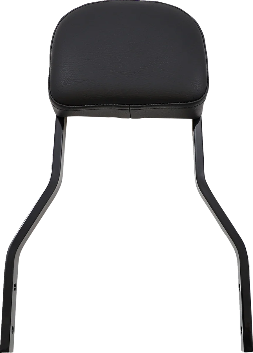 Cobra Backrest Kit - 14" - Black - 602-2044B fits Harley-Davidson Dyna - Side View