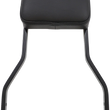 Load image into Gallery viewer, Cobra Backrest Kit - 14" - Black - 602-2045B fits Harley-Davidson Sportster - Side View
