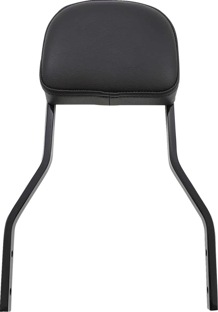 Cobra Backrest Kit - 14" - Black - 602-2045B fits Harley-Davidson Sportster - Side View