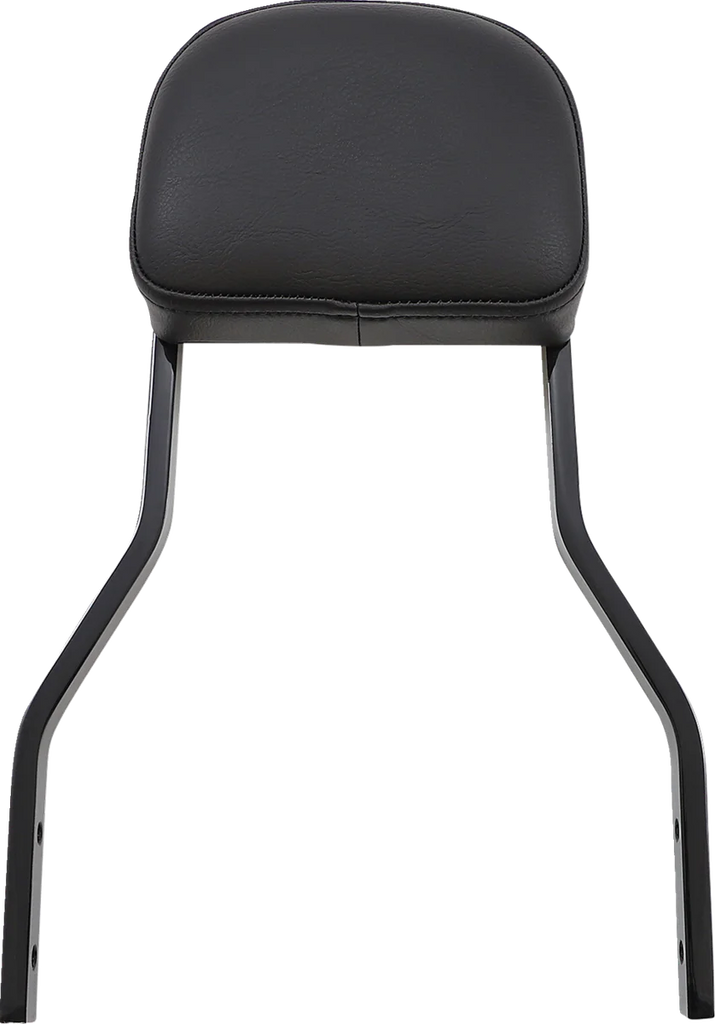Cobra Backrest Kit - 14" - Black - 602-2045B fits Harley-Davidson Sportster - Side View