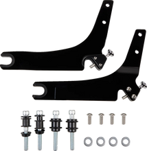 Load image into Gallery viewer, Cobra Backrest Kit - 14" - Black - FLHC/S 602-2010B - Side View