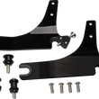 Load image into Gallery viewer, Cobra Backrest Kit - 14" - Black - FXLR 602-2009B - Side View