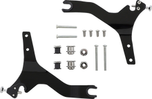 Load image into Gallery viewer, Cobra Backrest Kit - 14" - Black - Sportster 602-2045B - Back View