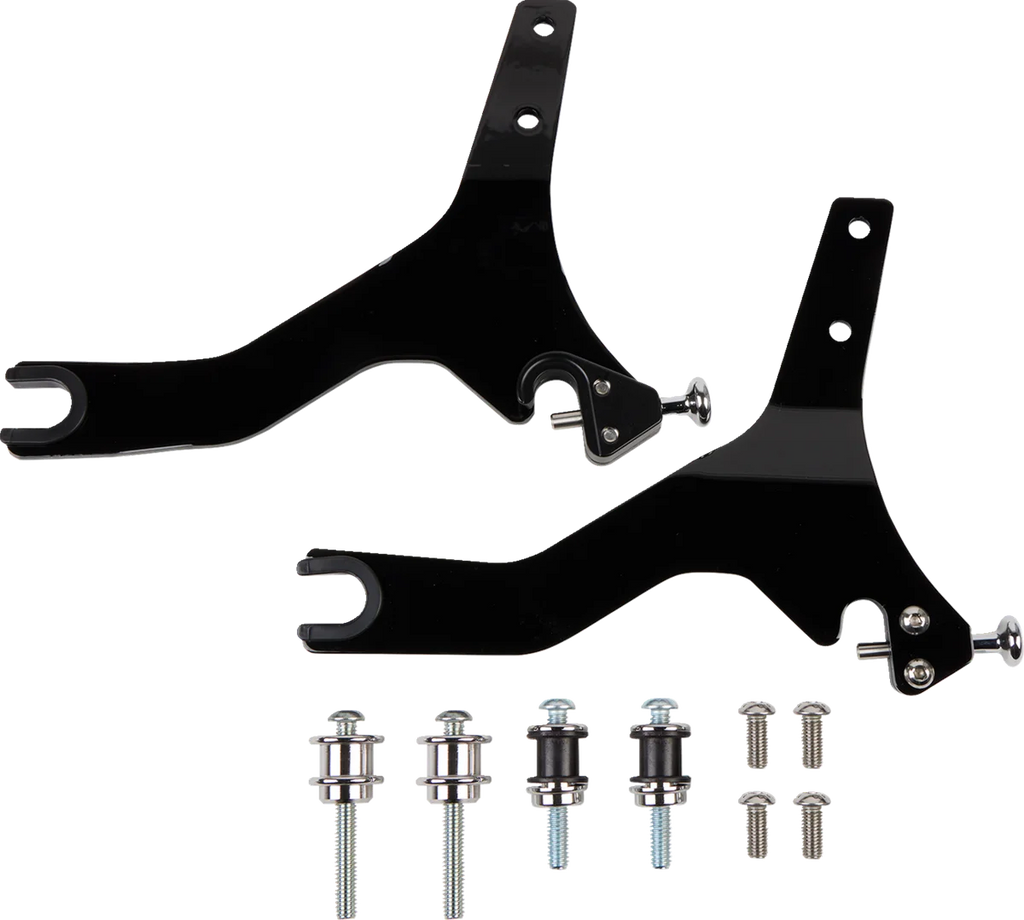 Cobra Backrest Kit - 14" - Black - XL 602-2005B - Side View