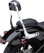 Load image into Gallery viewer, Cobra Backrest Kit - 14" - Chrome - 602-2044 fits Harley-Davidson Dyna - Main Product View